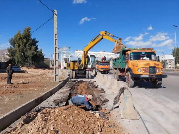 کوشش مدیریت شهری شیراز برای برطرف آبگرفتگی شهرک فرهنگیان