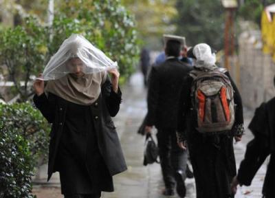 تشدید بارش ها از فردا در کشور و بارش برف در تهران