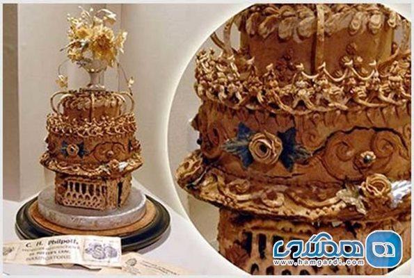 نگهداری قدیمی ترین کیک عروسی در موزه